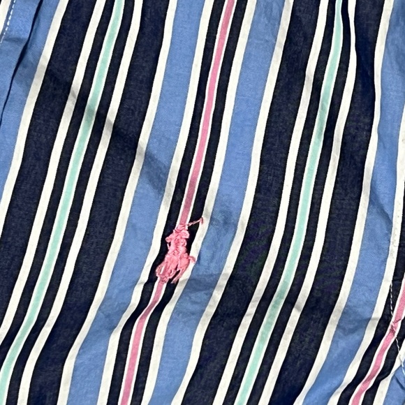 Polo Ralph Lauren Natural Stretch Striped Short Sleeve Boys Kids Shirt - Picture 3 of 5
